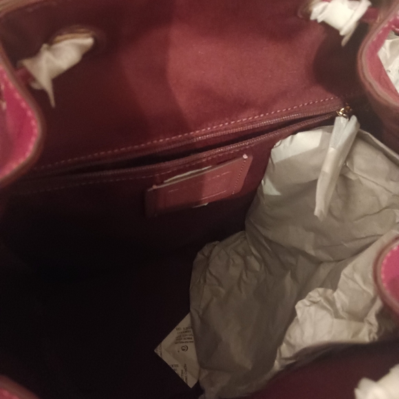 Coach Red Backpack NWT - Picture 5 of 7